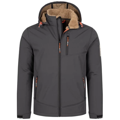 Abbildung von LPO Softshelljacke &quot;DEXTER PEAK III MEN&quot;, mit abnehmbarer Kapuze