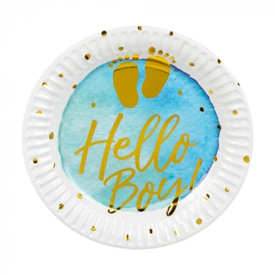 Abbildung von Teller Hello Boy! 23cm 10 Stück