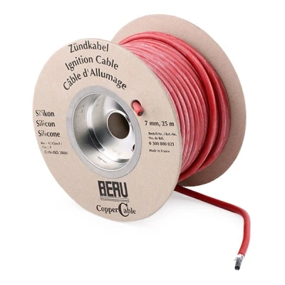 Abbildung von BERU COPPER CABLE 7MMSRED Zündkabel Kupfer, Silikon Rot