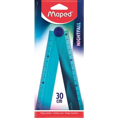 Abbildung von Maped Klapplineal NIGHTFALL 15/30 cm