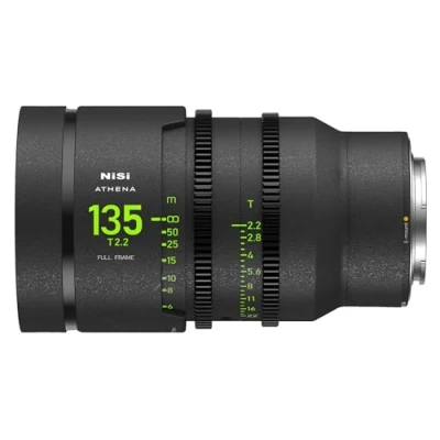 Abbildung von NiSi Athena 135mm T2,2 Prime Cine Objektiv Vollformatobjektiv für Sony E Mount (Ohne Drop In Filter)