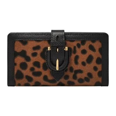 Abbildung von Fossil Harwell Tab Bifold Leopard