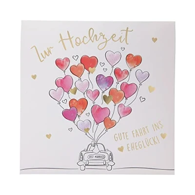 Abbildung von Depesche 0011694 044 Pop up Glückwunschkarte zur Hochzeit Klappkarte mit Musik, Lichtelementen und einem originellen Spruch, Geburtstagskarte inkl. Umschlag, Format 15,5 x cm