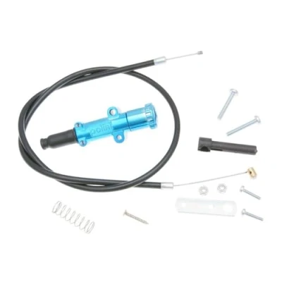 Abbildung von Chokezug POLINI mit Knopf blau 65cm universal