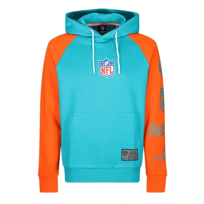 Abbildung von Re:Covered NFL Dolphins Eastern DIV Kapuzenpullover, Größe: XXL, Turquoise