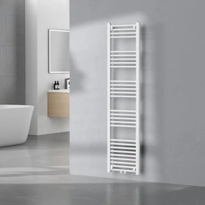 Abbildung von neu.haus Badheizkörper, »Voss« Handtuchheizkörper mit Stangen 160 x 40 cm Weiß