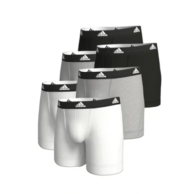 Abbildung von adidas Sportswear 3PACK Panties Black grey white, Herren, Größe: Small, white