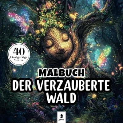 Abbildung von Malbuch Der verzauberte Wald: Das für Kinder und Jugendliche mit magischen Wesen in einem verzauberten Wald