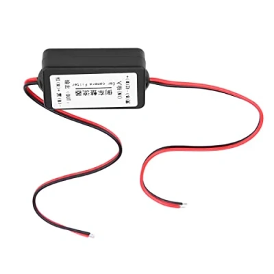 Abbildung von Rückfahrkamera Filter, Glättung Capacitor 12V, Auto Signalfilter, 12 V DC Leistungsrelais Kondensator Filter Gleichrichter Kamera Power für Reverse