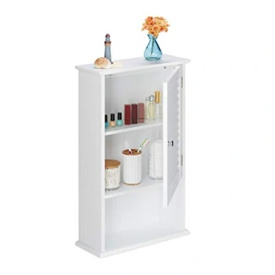 Abbildung von relaxdays Midischrank Badschrank mit geringer Tiefe
