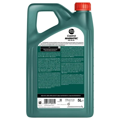 Abbildung von Castrol Magnatec A5 5W 30 5l Motoröl 15F909 FORD: Mondeo 5 Schrägheck, FIESTA 6, Ranger Mk2, LAND ROVER: Range Rover Evoque, Defender SUV