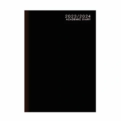 Abbildung von Schülerkalender 20232024, A5, Wochenansicht, gebunden, Schwarz