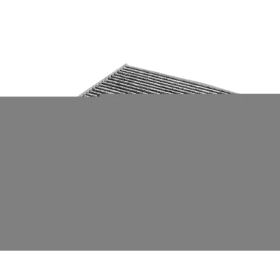 Abbildung von MEYLE 37 12 320 0010 Innenraumfilter Aktivkohlefilter, Filtereinsatz, mit geruchsabsorbierender Wirkung 222 203,5 16,5 ORIGINAL Quality