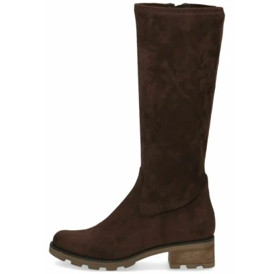 Abbildung von Caprice Stiefel Dk brn stretch, Damen, Größe: 40.5, stretch Schuhe