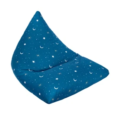 Abbildung von Ready Steady Bed sitzsack Kinder mit füllung Bodenkissen Kinderzimmer Bean Bag Kindersitzsack Sitzkissen Boden 3 Sessel (Moonlight)