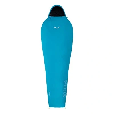 Abbildung von Salewa Unisex Erwachsene Micro II 600 Powerloft Sleeping Bag Schlafsack, Blue Danube, Right