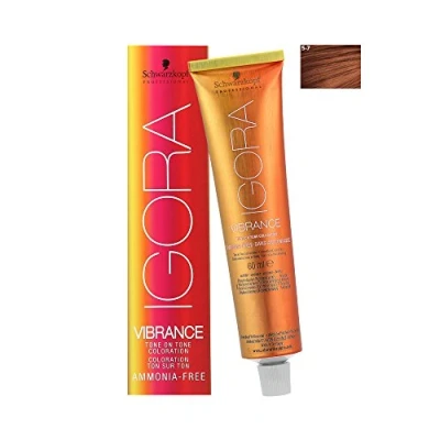 Abbildung von Schwarzkopf IGORA VIBRANCE 5 7 Hellbraun Kupfer 60 ml