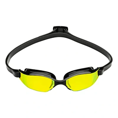 Abbildung von Aqua Sphere Xceed, Schwimmwettkampfbrille, Schwimmbrille für Männer und Frauen mit UV Schutz Silikondichtung