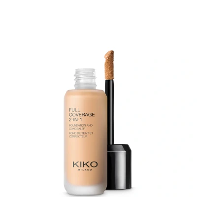 Abbildung von KIKO Milano FULL Coverage 2 IN 1 Foundation AND Concealer Concealer, Damen, Größe: 25 ml, 40 warm beige