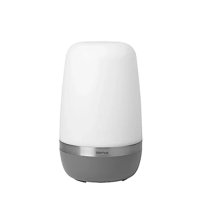 Abbildung von blomus LED Außen Tischleuchte Spirit Large Warm Grey, USB Ladefunktion, fest integriert