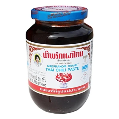 Abbildung von Maepranom süsse Chilipaste Nam Prik Pao 513g