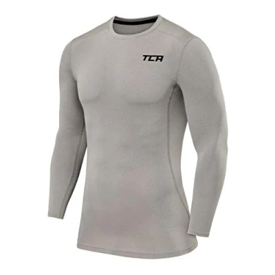 Abbildung von TCA Herren Langarm Kompressionsshirt mit Thermo Funktion Grau, XXL