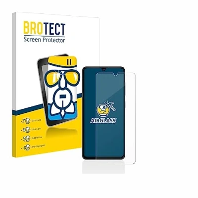 Abbildung von BROTECT Schutzglas für Samsung Galaxy A41 Schutzfolie Panzer Folie Glas [Extrem Kratzfest 9H, Anti Fingerprint, Ultra Transparent]