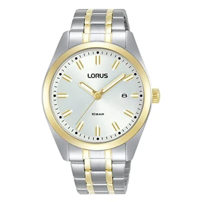 Abbildung von LORUS Herren Analog Quarz Uhr mit Metall Armband RH978PX9
