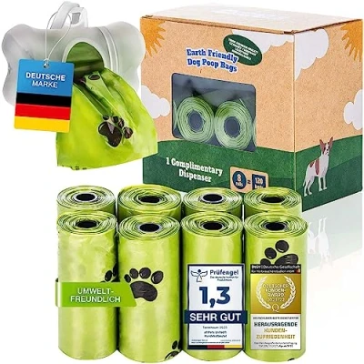 Abbildung von all Pets United Hunde Geschirr Hundekotbeutel, Kompostierbare Kotbeutel, Biologisch abbaubare Hundebeutel