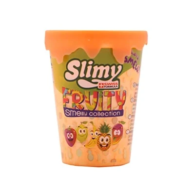 Abbildung von Slimy® Knete Fruity Original 80g (1 tlg), der fruchtig duftende Slimy Slime Ananas
