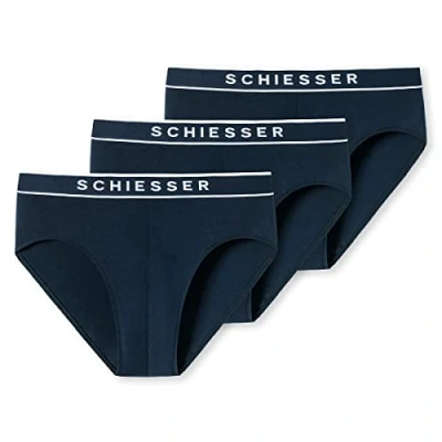 Abbildung von Schiesser 3PACK Slips Organic Cotton 95/5 Slip, Herren, Größe: XL, Dark blue