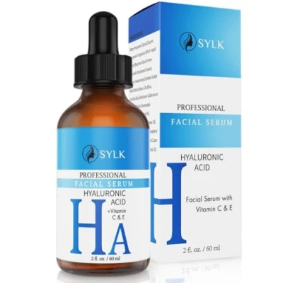 Abbildung von Hyaluron Serum Hochdosiert mit Vitamin C für Microneedling Hyaluronsäure + &amp; E Hyaluronic Acid Gesicht Anti Aging Falten Feuchtigkeitsserum 60 ml