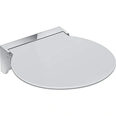 Abbildung von HEWI Klappsitz R 380, Duschsitz 380x405 mm, Sitz klappbar, Signalweiß max. 150kg 950.51.22590 98