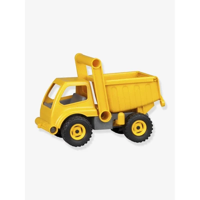 Abbildung von Lena 4210 EcoActives LKW Kipper, Baustellenfahrzeug ca. 27 cm, robuster Kipplaster, Muldenkipper für Kinder ab 2 Jahre, Spielfahrzeug in gelb