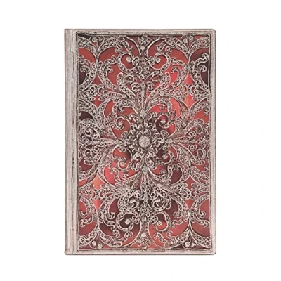 Abbildung von Garnet (Silver Filigree Collection) Mini Lined Softcover Flexi Journal: softcover, 80 gsm, ribbon marker, memento pouch, elastic closure