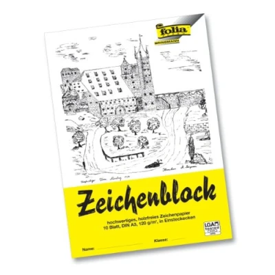Abbildung von folia Zeichenblock DIN A3 10 Blatt