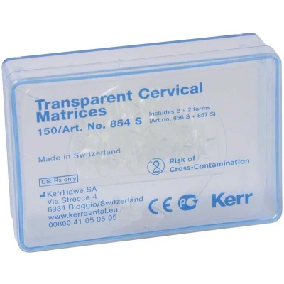 Abbildung von Hawe Zervikalfolien transparent 854S 150 Matrizen
