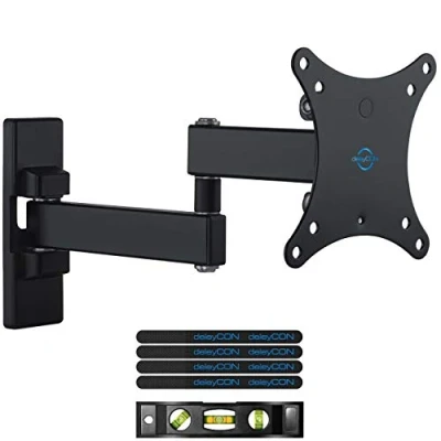 Abbildung von deleyCON TV Wandhalterung 13&quot; 27&quot; Zoll (33 69cm) Neigbar &amp; Schwenkbar