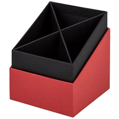 Abbildung von Rössler Papier 1331452360 S.O.H.O. Stifteköcher, 86 x 100 mm, Rot, 1 Stück