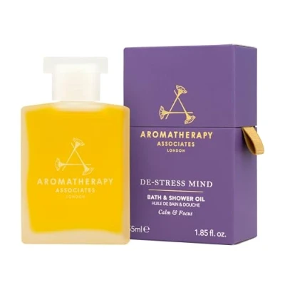 Abbildung von Aromatherapy Associates Destress MIND BATH &amp; Shower OIL Körperöl, Größe: 55 ml, Light yellow