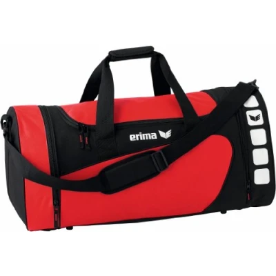 Abbildung von erima Sporttasche, rot/schwarz, L, 76 Liter, 723331