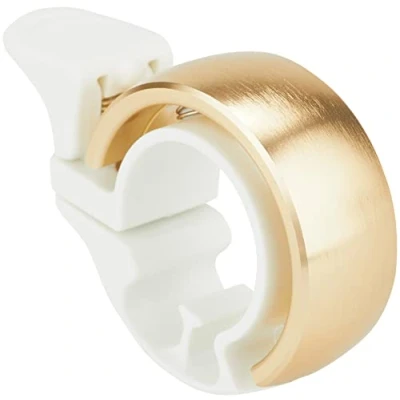 Abbildung von Knog Oi Classic Fahrradklingel White/Brass Durchmesser L 2021 Fahrradhupe