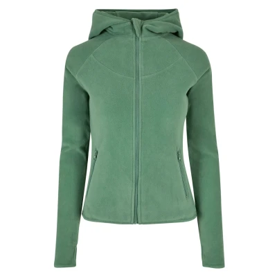 Abbildung von Urban Classics ZIP Hoodie Fleecejacke, Damen, Größe: Medium, Salvia