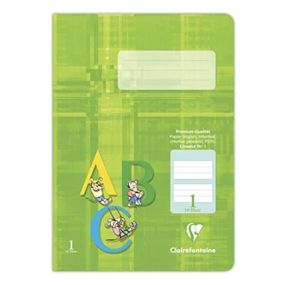 Abbildung von 25 x Clairefontaine Schulheft A5 Lineatur 1 16 Blatt