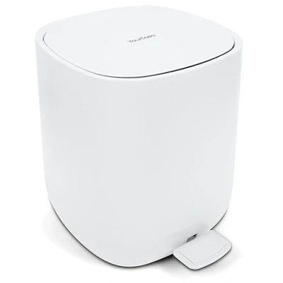 Abbildung von YourCasa Mülleimer Bad [5L] Elegantes Design Badezimmer Kosmetikeimer, ABS Kunsstoff