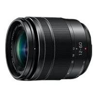 Abbildung von Panasonic H FS12060E LUMIX G Vario 12 60 mm F3.5 5.6 ASPH. Objektiv (5x Zoom, Power O.I.S. Bildstabilisator, Staub / Spritzwasserschutz) schwarz