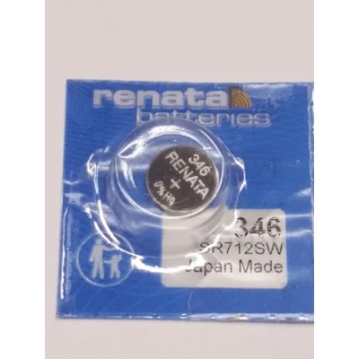 Abbildung von Uhrenbatterie Renata Single Swiss 346 oder SR 712 SW 1.55V gemacht (1 x SW)