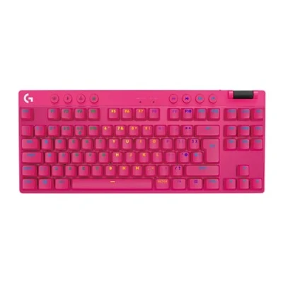 Abbildung von Logitech G PRO X TKL Lightspeed kabellose Gaming Tastatur Magenta PAN Tactile
