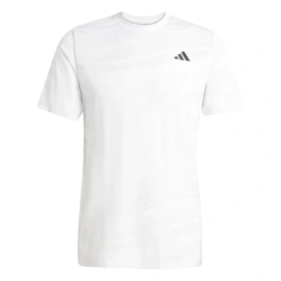 Abbildung von adidas Performance CLUB Graph TEE Sport Tshirt, Herren, Größe: Medium, White/dash grey