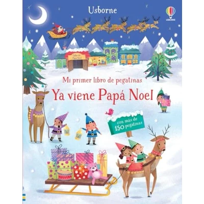 Abbildung von Ya viene Papá Noel (Mi primer libro de pegatinas)